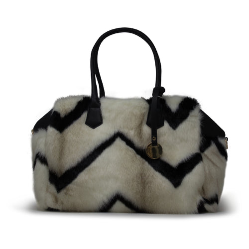 Faux Fur Trendy Winter Bag.