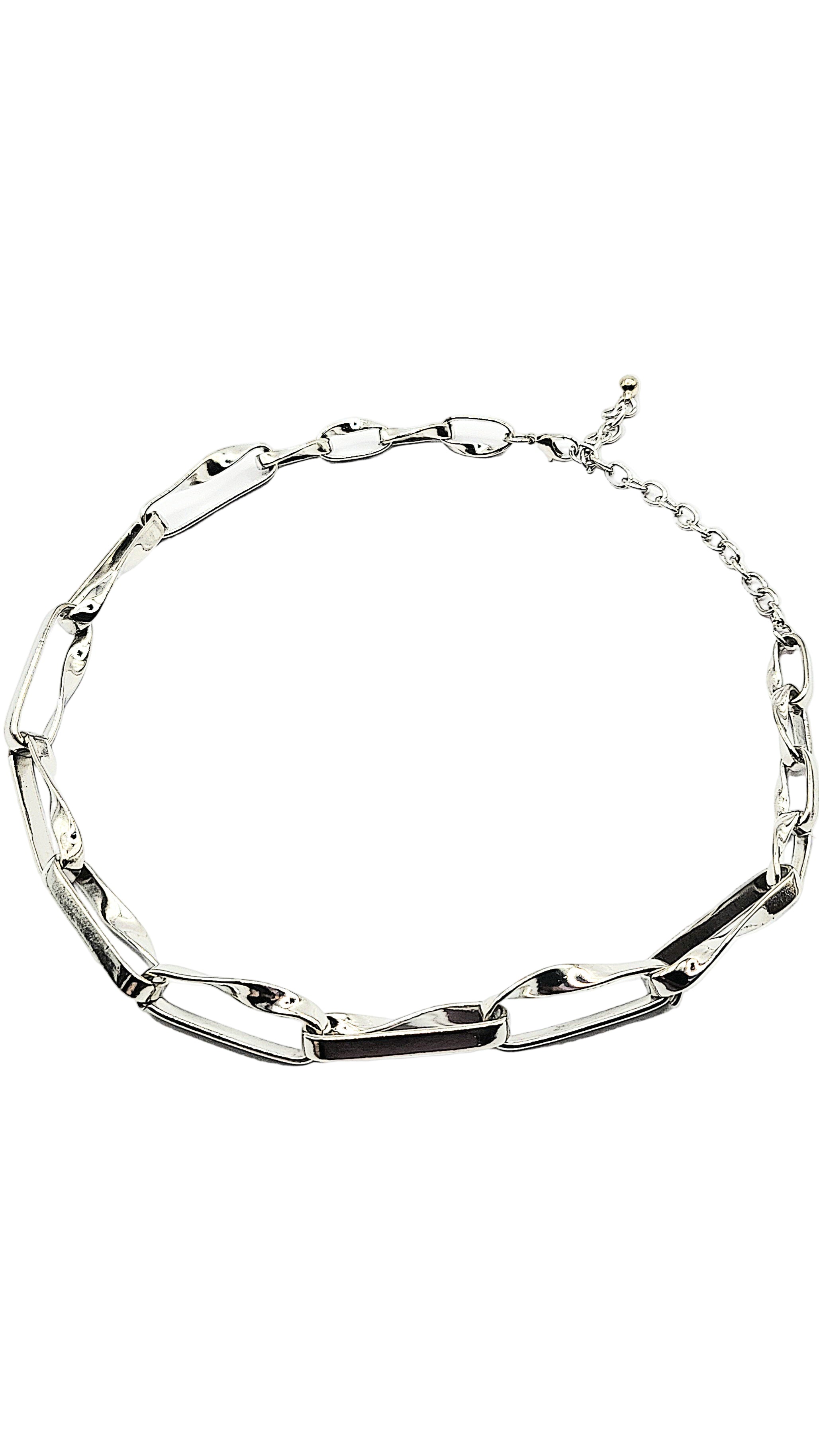 Rectangular Link Chain Necklace